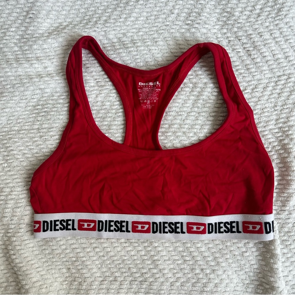 Diesel Women's Bra Bustier Sports Bra Soft Bra